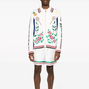 BNWT AW23 CASABLANCA LAUREL INTARSIA KNIT JACKET S